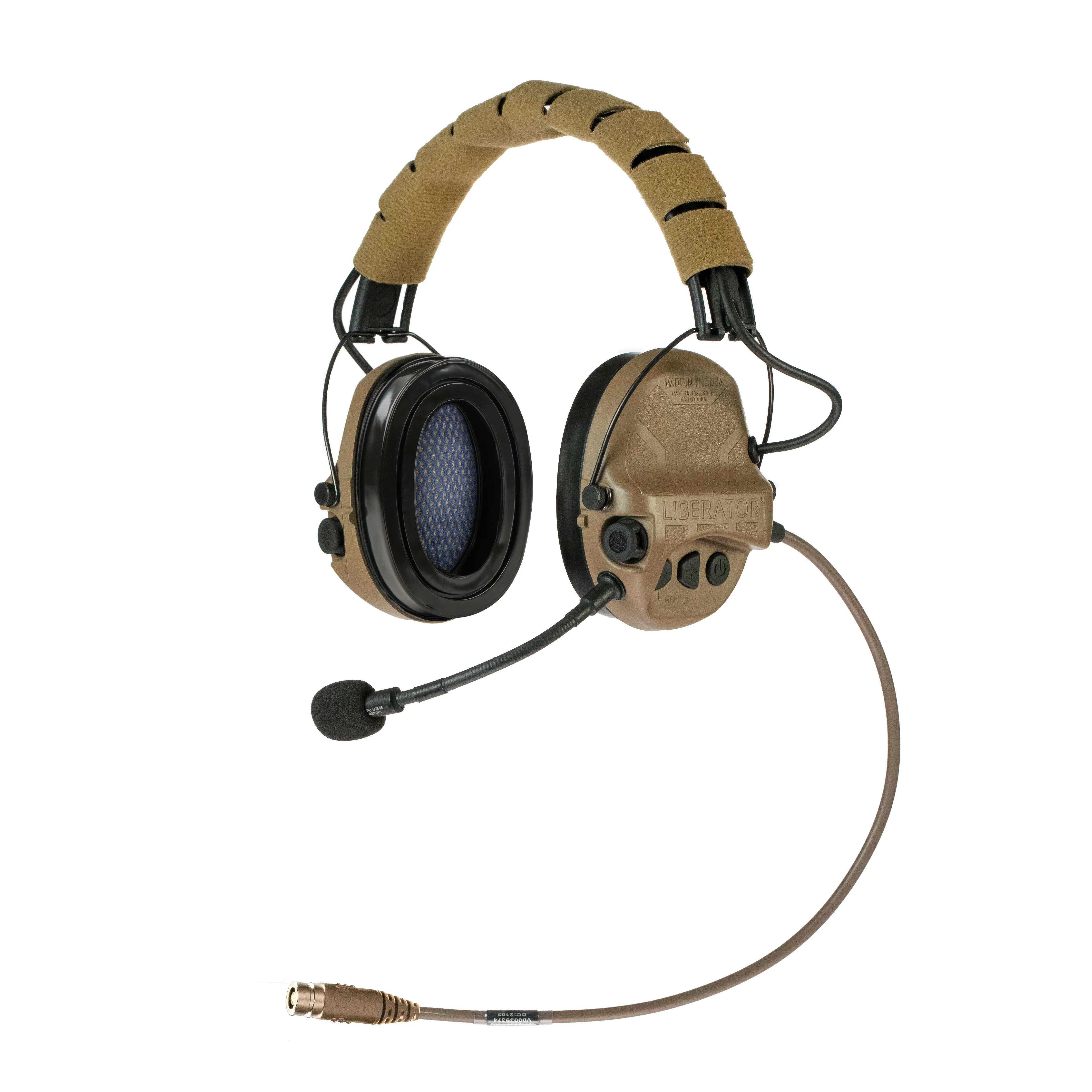 LIBERATOR® V Advanced Dual Comm Headset Only with Hearing Protection - Image 2