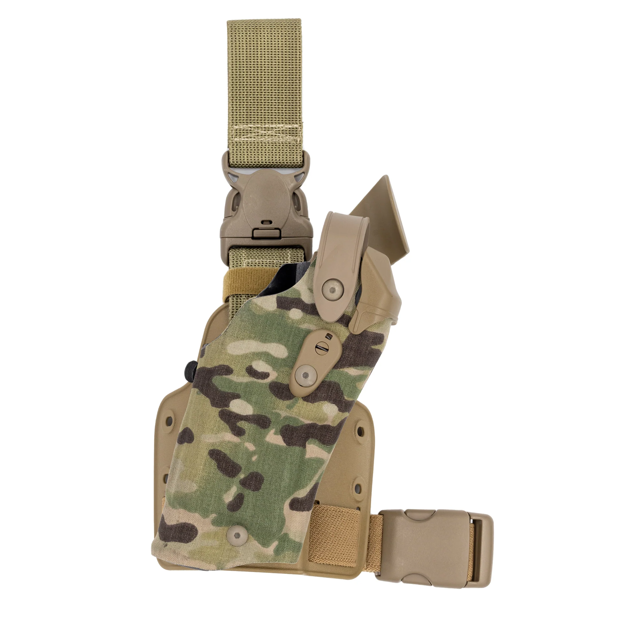 6305RDS-SP10 - ALS®/SLS Single Strap Tactical Holster w/ Quick Release - Image 2